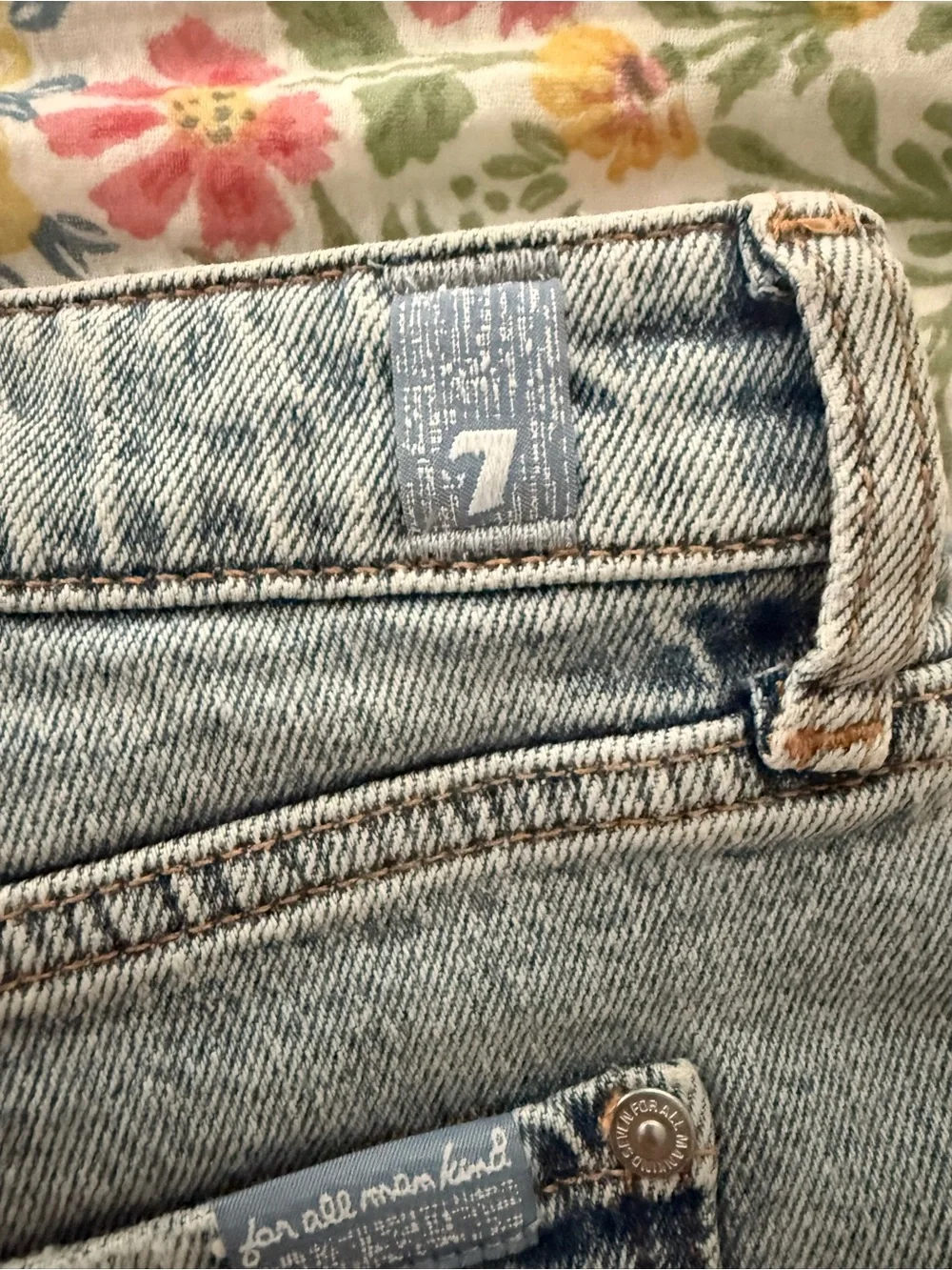 ✨ Trendy High Rise Denim Shorts | 7 For All Mankind Monroe | NWT